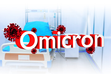 Omicron coronavirus variant. Omicron Covid-19 variant Coronavirus. Mutated coronavirus SARS-CoV-2....