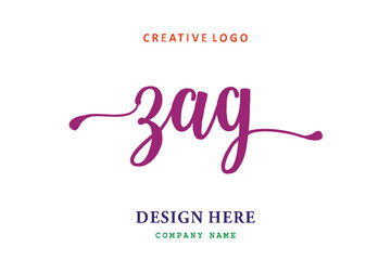 ZAG lettering logo is simple, easy to understand and authoritative