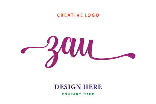 ZAU lettering logo is simple, easy to understand and authoritative
