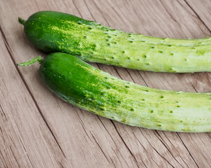 신선한 유기농 채소 오이, 음식