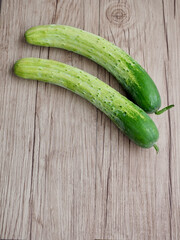 신선한 유기농 채소 오이, 음식