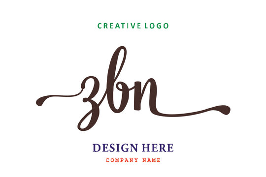 ZBN lettering logo is simple, easy to understand and authoritative