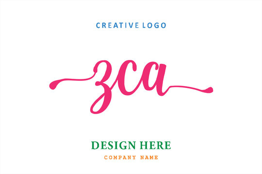 ZCA lettering logo is simple, easy to understand and authoritative