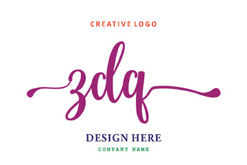 ZDQ lettering logo is simple, easy to understand and authoritative