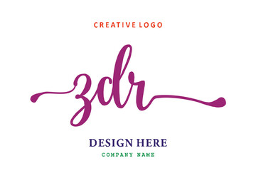 ZDR lettering logo is simple, easy to understand and authoritative