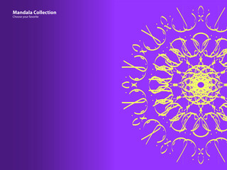 mandala pattern vintage ethnic tribal template style element wallpaper background motif circle art texture print traditional elegant rpund ornament drawing decoration gold meditation flower asian