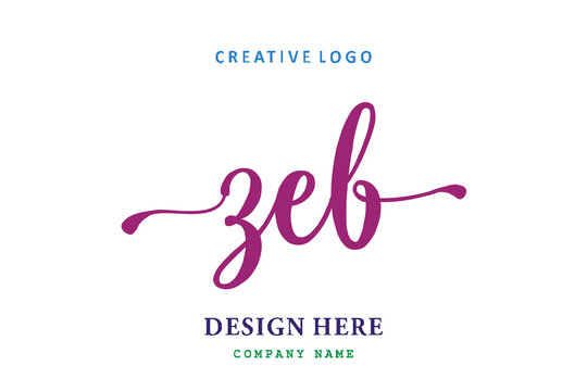 ZEB lettering logo is simple, easy to understand and authoritative