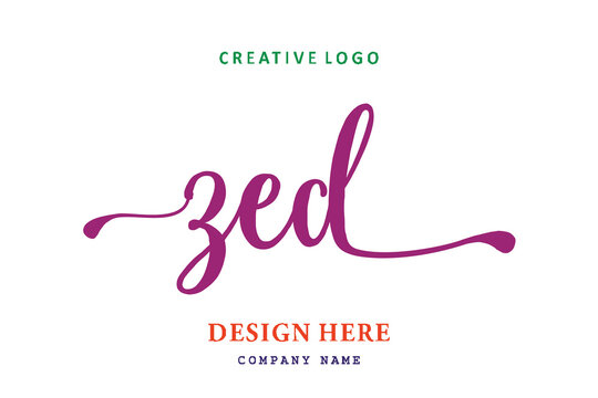 ZED lettering logo is simple, easy to understand and authoritative