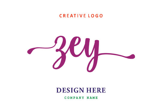ZEY lettering logo is simple, easy to understand and authoritative