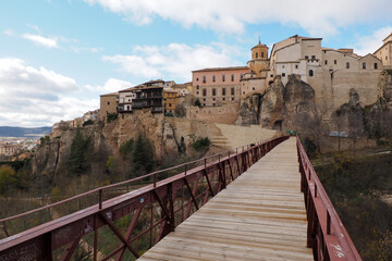 San Pablo bridge in Cuenca, Spain 