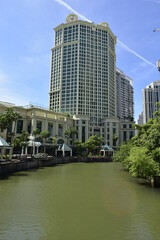 Obraz premium Singapore River Walk Series, a different side/view of Singapore River 