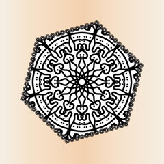 Texture Paper Cut Indian Mandala