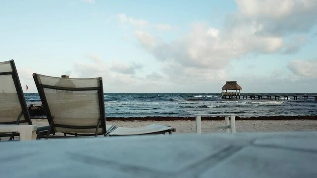 Relaxing Scenery At Vidanta Riviera Maya, Playa del Carmen, Quintana Roo, Mexico - static shot