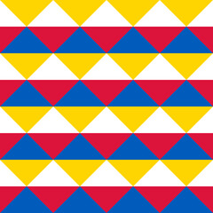 seamless pattern of poland and ukraine flags. vector illustration. print, book cover, wrapping paper, decoration, banner and etc