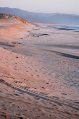 footprints in the sand