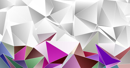 Abstract Low-Poly background. triangulated texture. Design 3d. Polygonal geometrical pattern. Triangular modern style