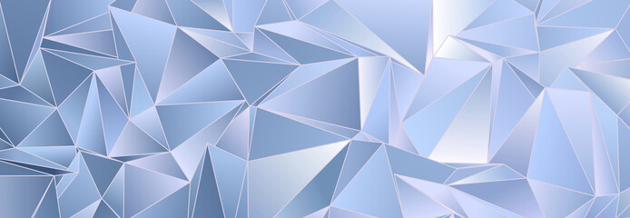 Obraz premium Abstract Low-Poly background. triangulated texture. Design 3d. Polygonal geometrical pattern. Triangular modern style