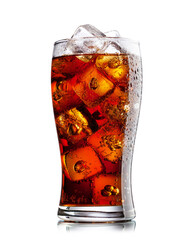 Cola with ice
