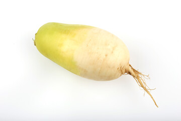 radish isolated on white background