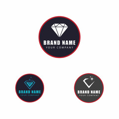 Diamond Logo Template vector icon illustration design