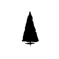 Pine tree Silhouette Christmas tree SVG Fir trees 