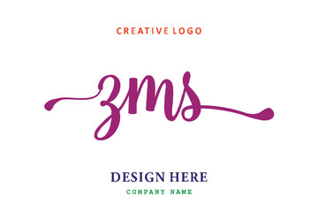 ZMS lettering logo is simple, easy to understand and authoritative