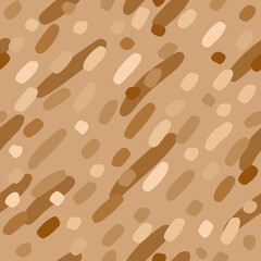 Vector beige abstract spotted seamless pattern.