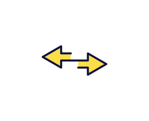 Share flat icon. Thin line signs for design logo, visit card, etc. Single high-quality outline symbol for web design or mobile app. Sign outline pictogram.