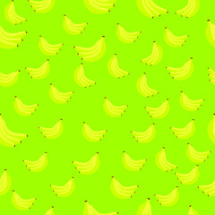 seamless pattern with yellow bananas