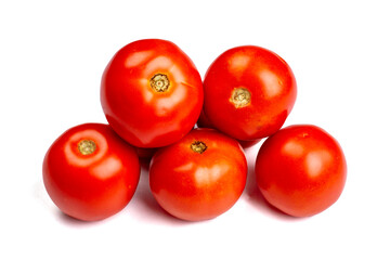 tomatoes isolated on white background
