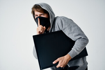 hacker hooded head hacking technology security Lifestyle