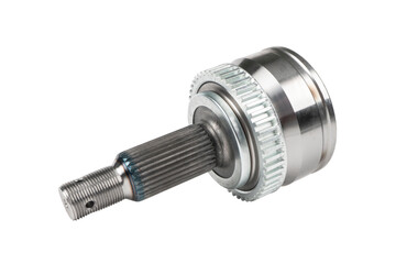 Car CV joint. Drive shaft joint isolated on white background. New constant velocity joints. New automotive CV joints. Quality spare parts for car service or maintenance