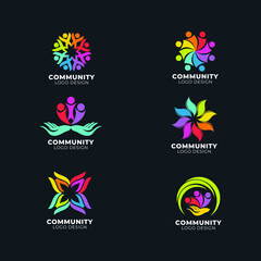 Community and organizations logo design