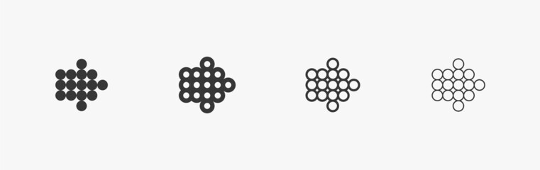 Arrow with ellipses for navigation.