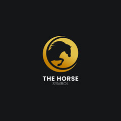 Obraz premium Horse and equetrians logo design