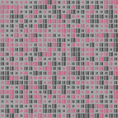 Fototapeta premium Abstract Geometric Pattern generative computational art illustration