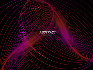 Abstract geometric colorful modern flowing lines pattern background