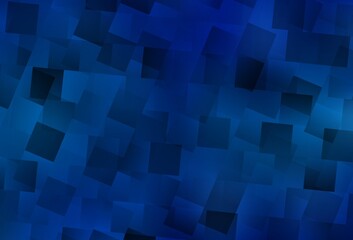 Light BLUE vector background with rectangles.