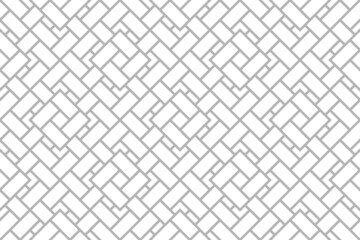 The geometric pattern with lines. Seamless vector background. White and gray texture. Graphic modern pattern. Simple lattice graphic design.