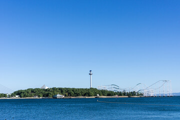 神奈川県横浜市金沢区の海の公園