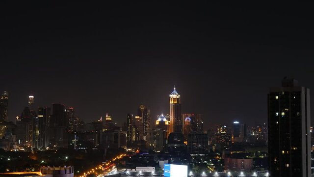 Thailand Bangkok Timelapse Night - 5