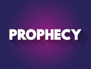 Prophecy text quote, concept background