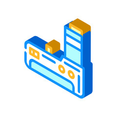 battery pack isometric icon vector. battery pack sign. isolated symbol illustration