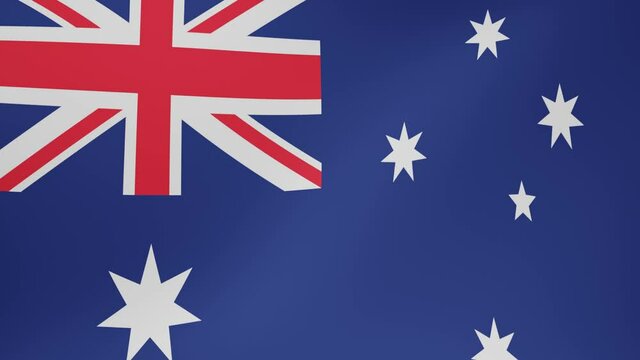 Bandera animada, Australia.