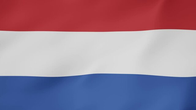 Bandera animada, Pa&iacute;ses Bajos.