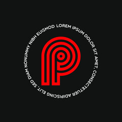 initial logo typograph