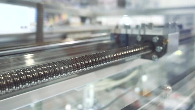 Linear guides ball screw for precise linear movement in positioning