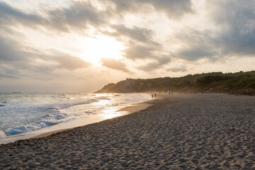 Sunset from Altafulla beach, Tarragona