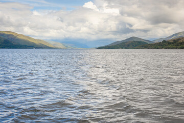 view of Lake Linnhe in Fort William,Scotland.