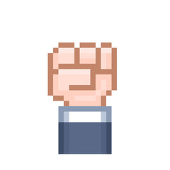 Pixel Illustration of a fist